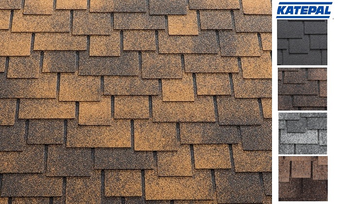 Битумная черепица в Бобруйске мягкая кровля KATEPAL